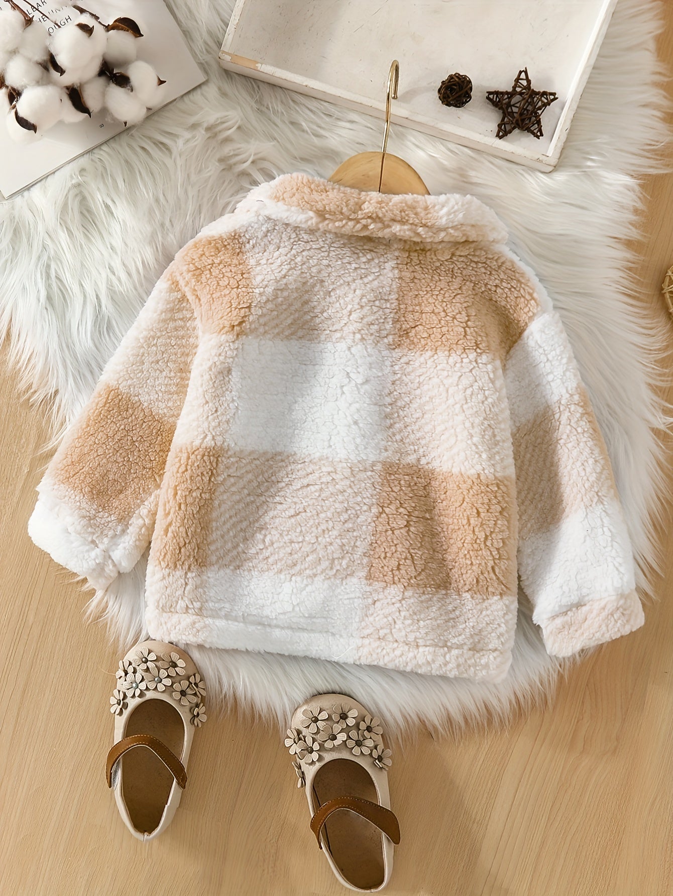 Soft Checked Fleece Jacket Rowie for Kids – Ideal for Chilly Days