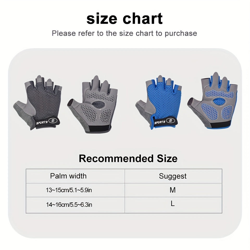 Half Finger Gloves for Cycling and Outdoor Activities – Breathable and Non-Slip Design