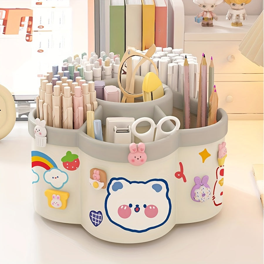 Colourful Animals Stationery Organizer - For a Cheerful Workspace