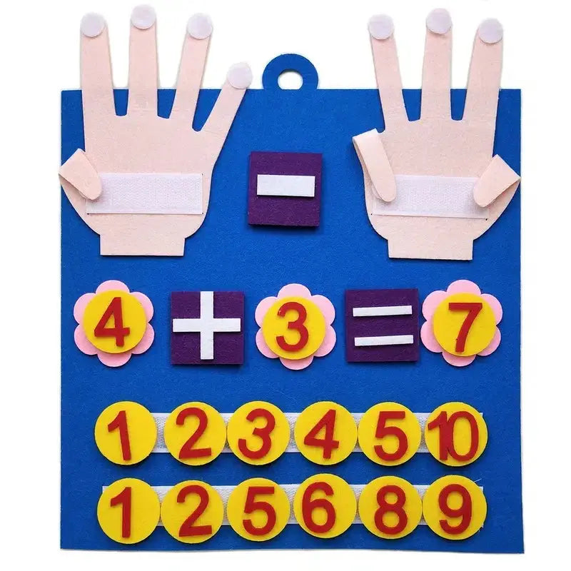Felt Counting Game for Children – Educational Toy for Early Development
