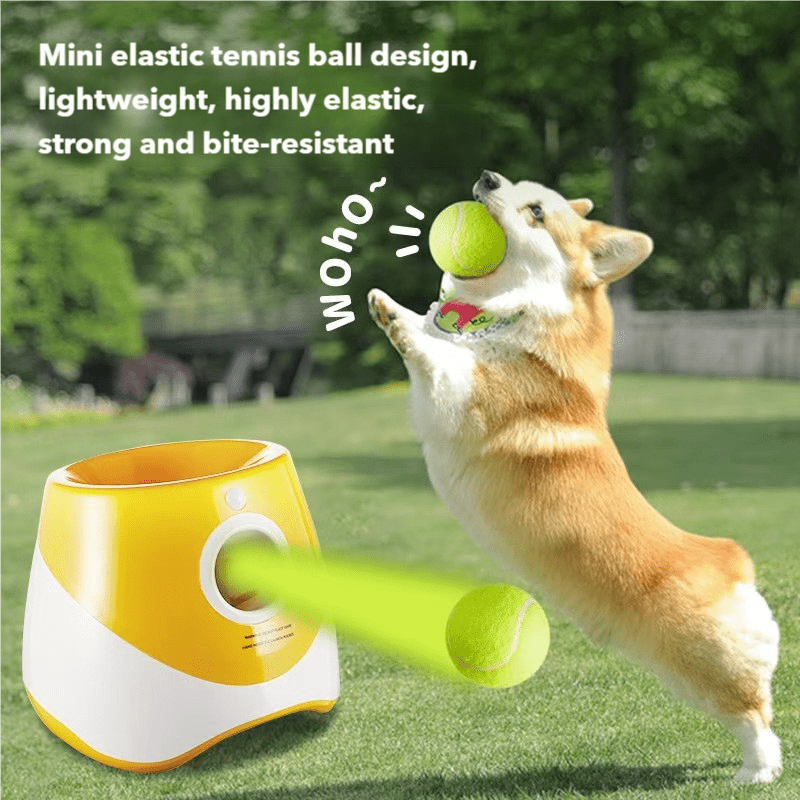 FetchMaster Pro – Interactive Automatic Dog Ball Launcher with USB Charging