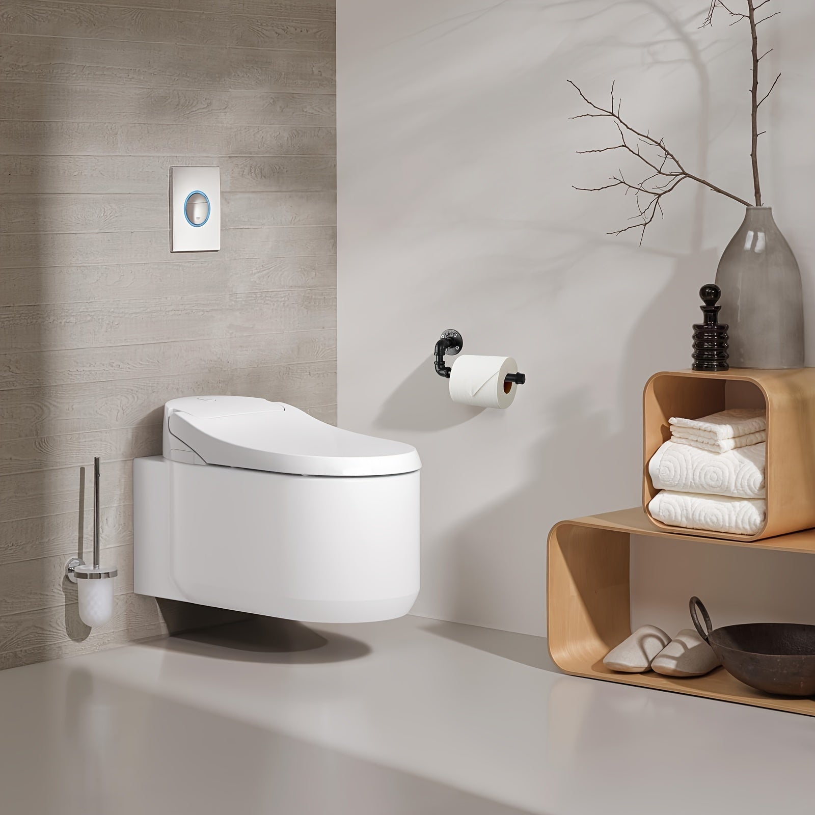 Industrial Toilet Roll Holder - For a Stylish Bathroom