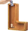 TreasureNest Coin Bank | Personalized wooden savings box in A-Z letter designs