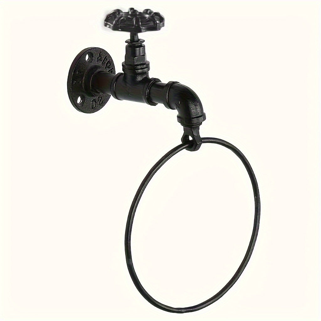 Industrial Towel Ring - For a Rustic Interior