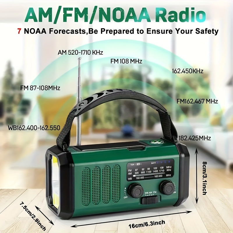 EcoPower Radio - All-in-one emergency radio with flashlight and charger