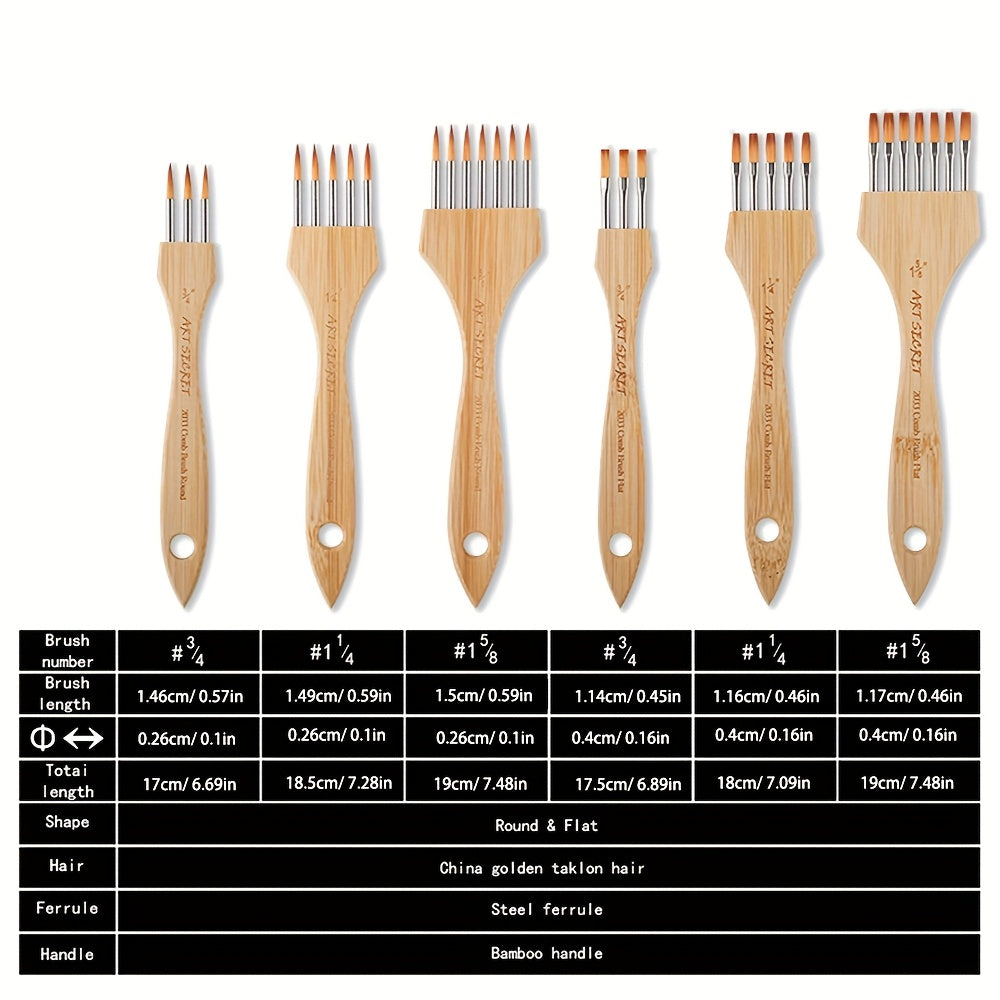 ArtSecret Multi-Comb Set – Creative and Versatile for Painting