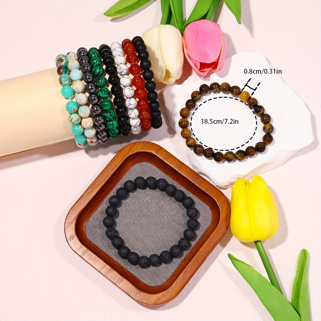 Colourful Natural Stone Bracelets - For a Stylish Flair