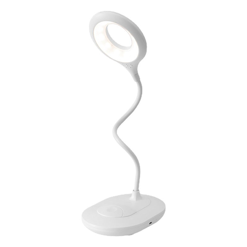 LumaFlex – Portable LED Table Lamp with Phone Holder and Adjustable Brightness