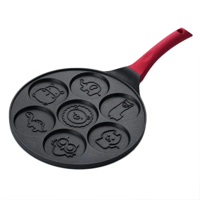 Animal-Shaped Pancake Pan for Kids with Non-Stick Coating – 26 cm