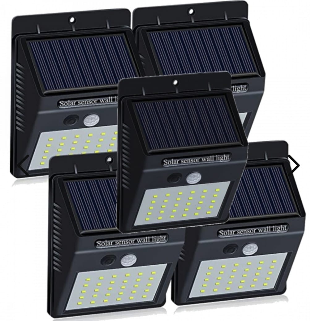 Set of 5 Solar LED Outdoor Lamps – LumaPath
