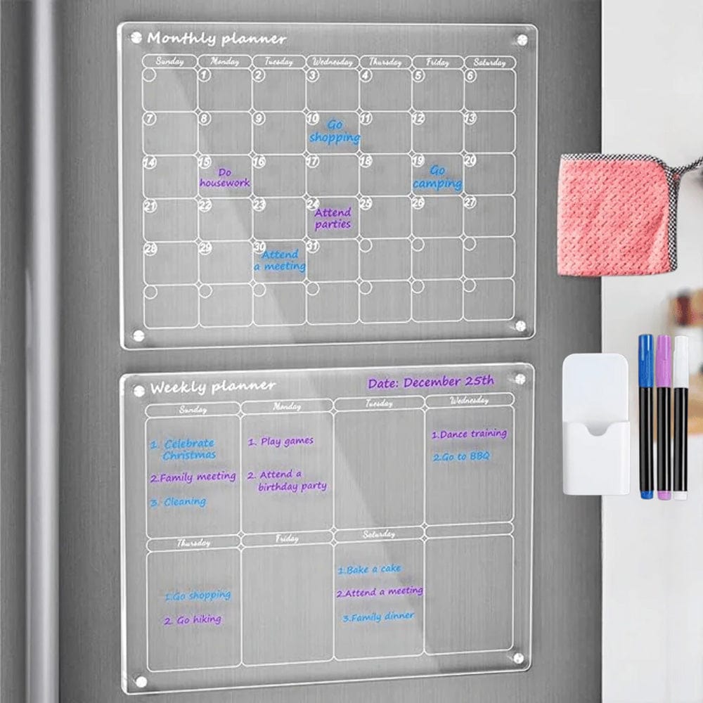 SmartSchedule - Magnetic Fridge Calendar & Planner