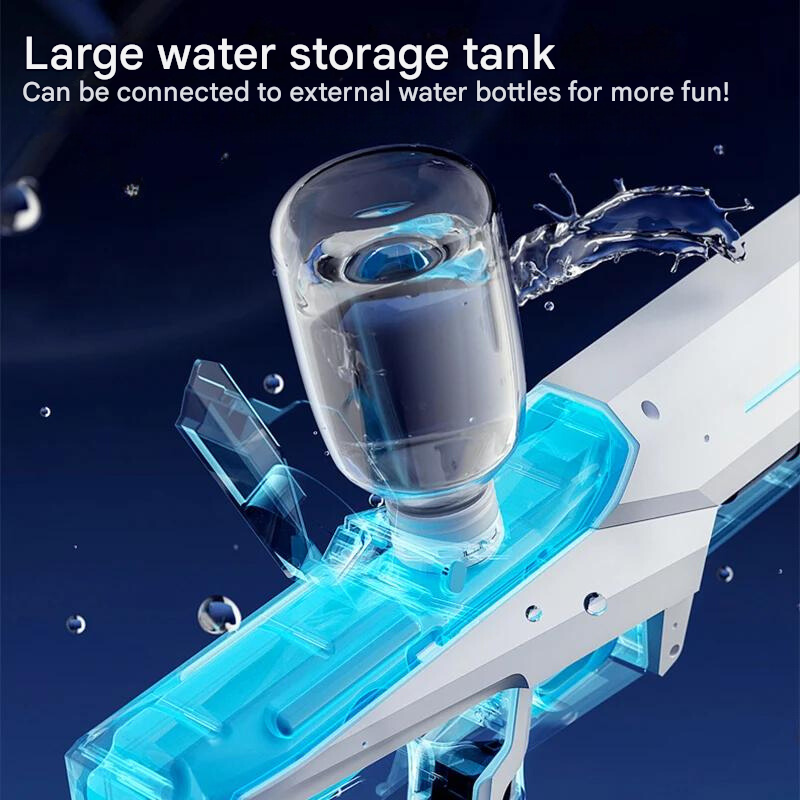 Automatic Water Gun with 1L Tank & 10m Range – Pure Summer Fun