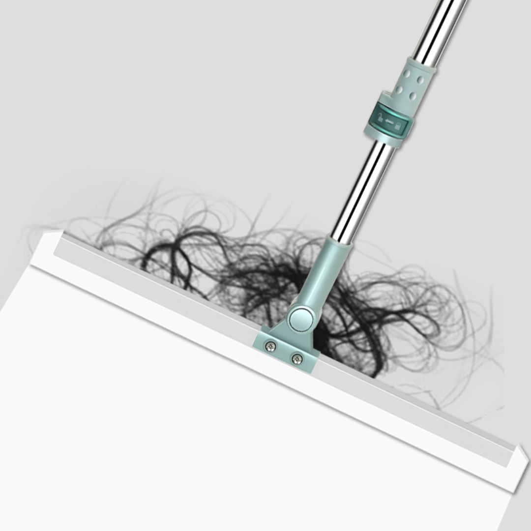 SiliconeSweep Pro Broom | Advanced ergonomic broom with silicone bristles for all floor types