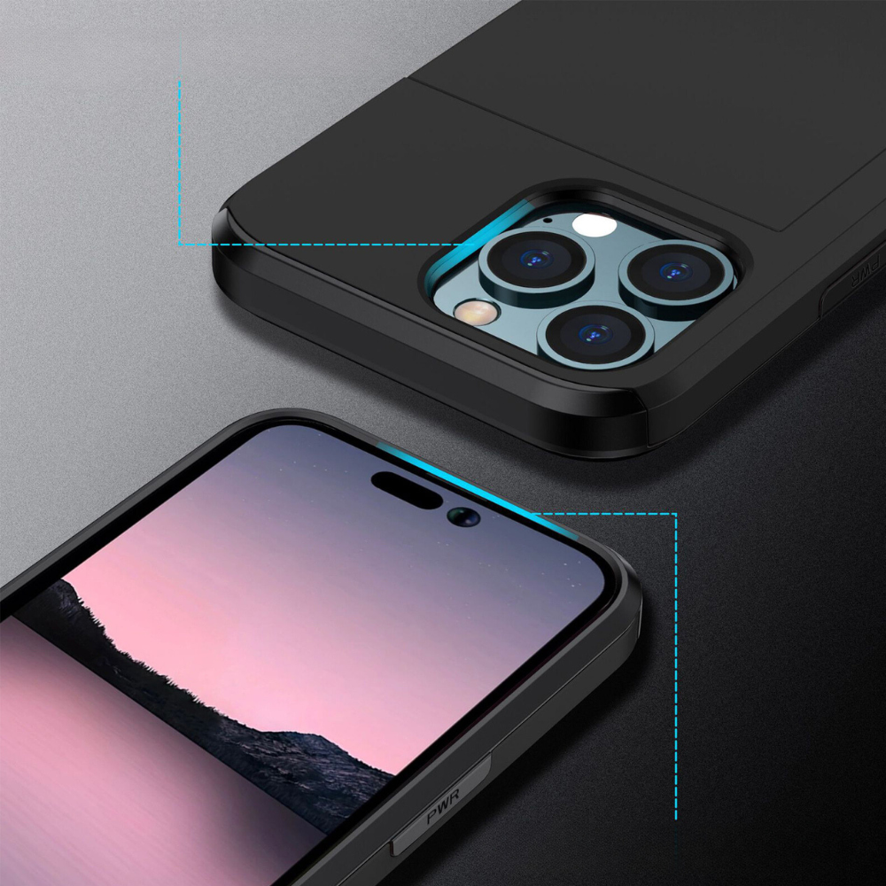 MobuLux | iPhone Wallet Case | Luxury Phone Case with Card Slot and Protection