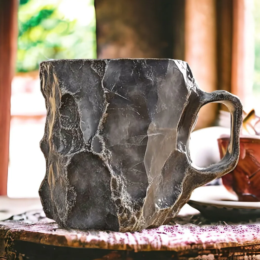 Lina | Resin Stone Cup Mug – Elegant Handmade Drinking Experience