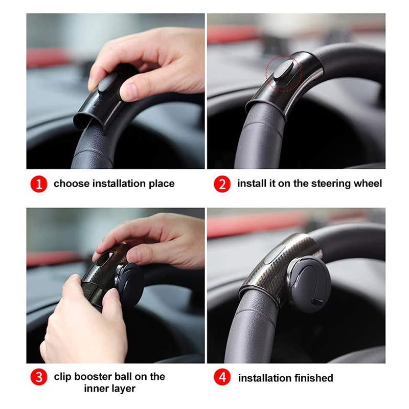 Universal 360° Steering Wheel Aid Button