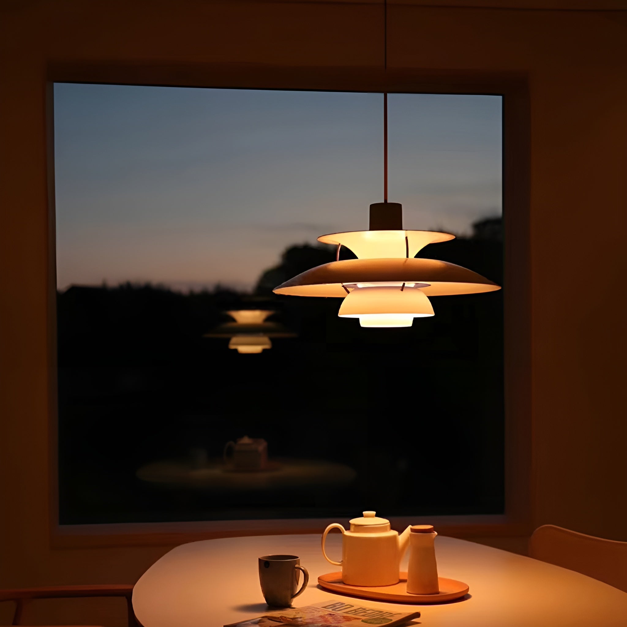 SkyGlow LED Pendant Light – Modern Scandinavian Design with Dimming Function