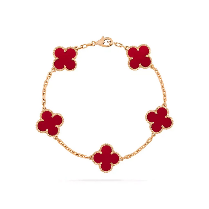 Lana Charm Clover Bracelet - Subtle Elegance for Every Occasion