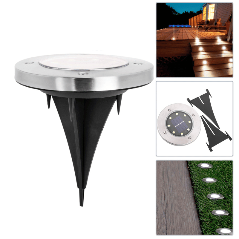 Solar Ground Spotlight for Outdoors – SunHalo