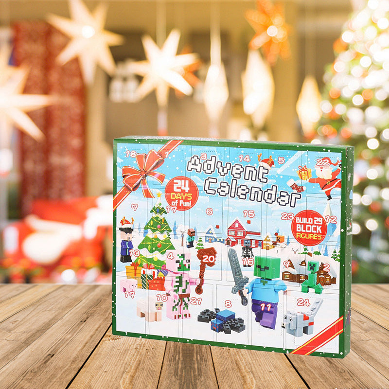 CrystalBuild Elite Advent Calendar | 29 Creative Figures for Kids' Christmas Countdown
