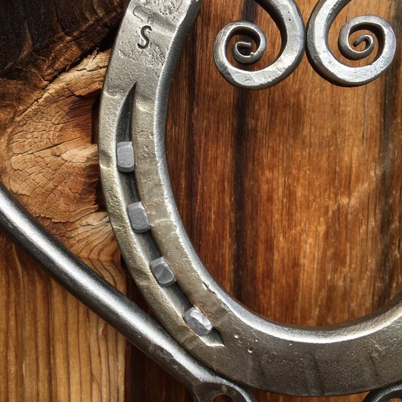 Wind Chime – LuckLove – recycled horseshoe – handcrafted pendant