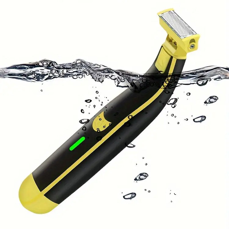 Wet and dry shaver for the whole body