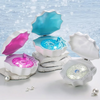 AquaAura Shell Lamp Speaker | Portable Bluetooth speaker with immersive ocean wave projection and ambient lighting
