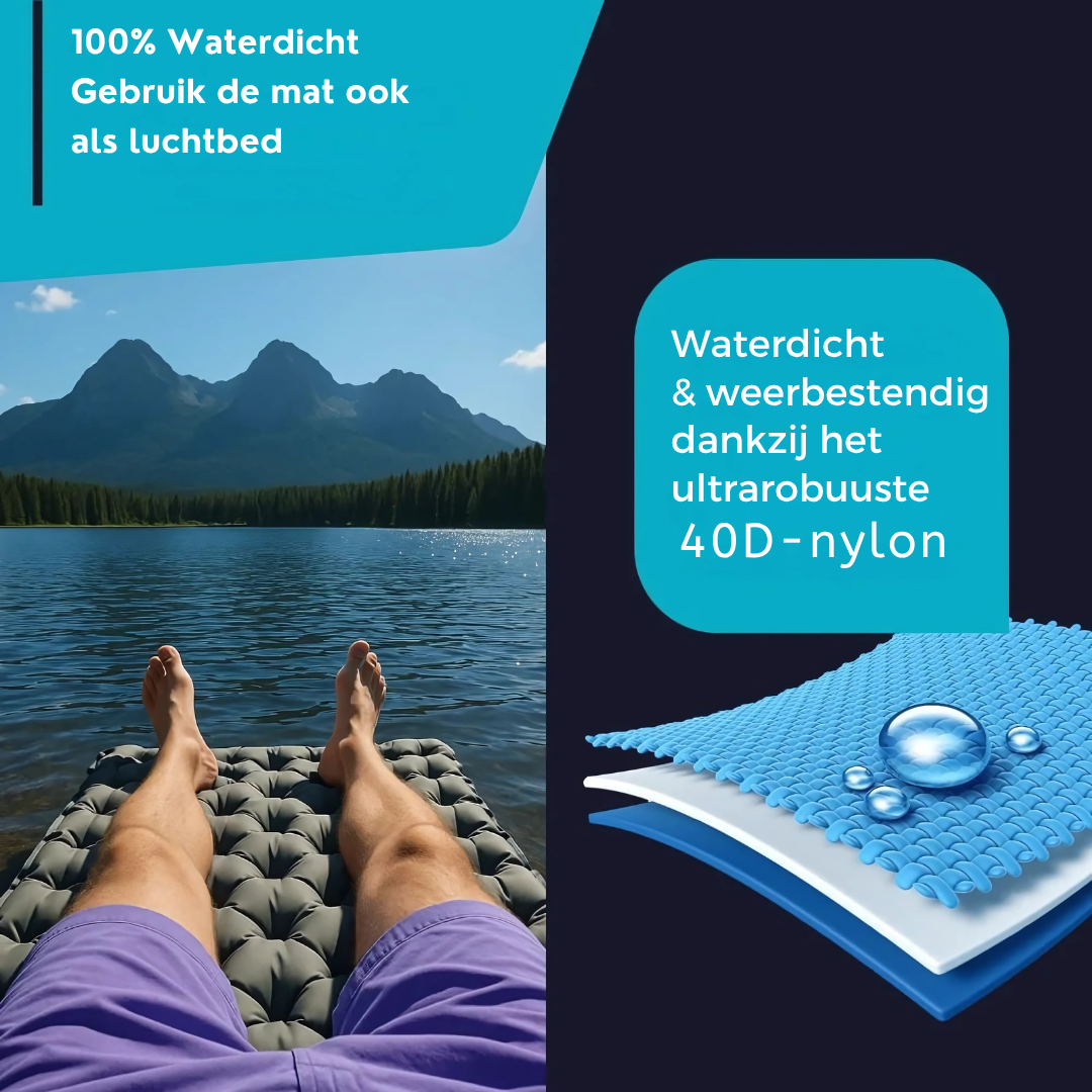 ErgoMat - Ultralight and compact sleeping mat – perfect for on the go.