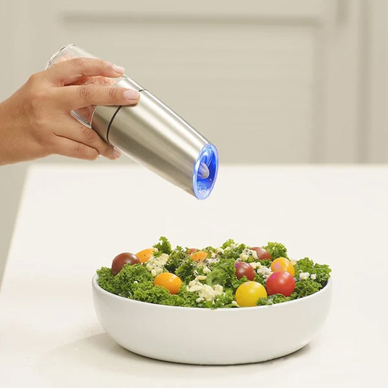 Electric Gravity Induction Salt and Pepper Mill