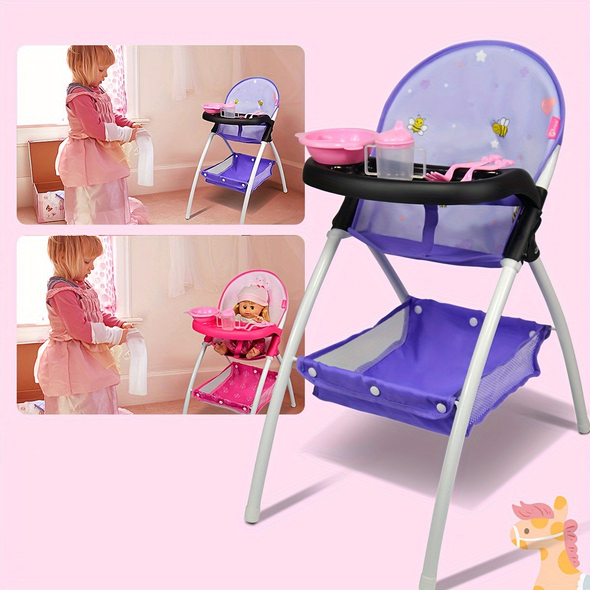 Doll High Chair - Perfect for Playful Meals