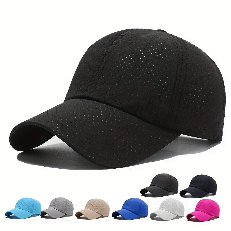 Quick-Drying Mesh Cap – UV-Resistant Cap for Outdoor Sports and Activities