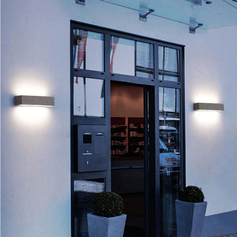 LED Outdoor Wall Light - Right Angle Design