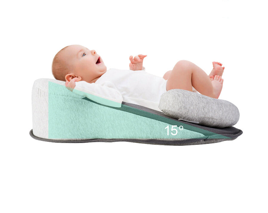 Anti-Reflux Elevated Baby Lounger – Ergonomic Cushion for Better Digestion and Peaceful Sleep