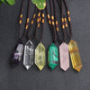 Natural Crystal Amethyst Healing Necklace – Lyra