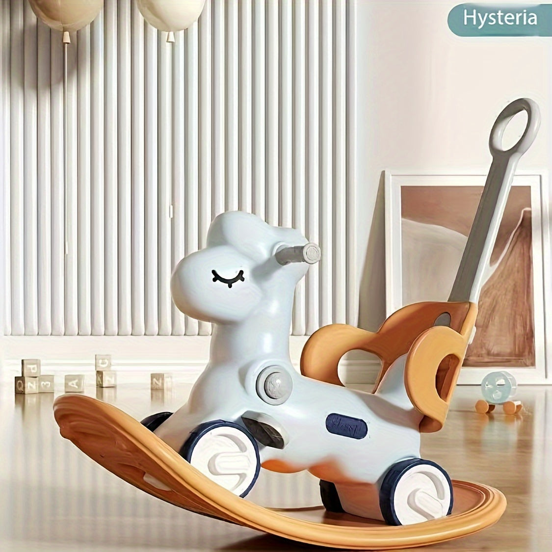 2-in-1 Baby Rocking Horse and Ride-On - Safe and Fun Toy