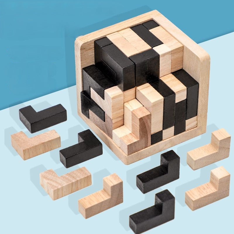 Wooden Intelligence Puzzle Brain Teaser Game