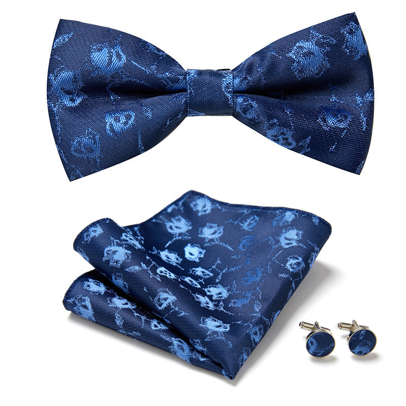 Three-Piece Set with Stylish Bow Ties