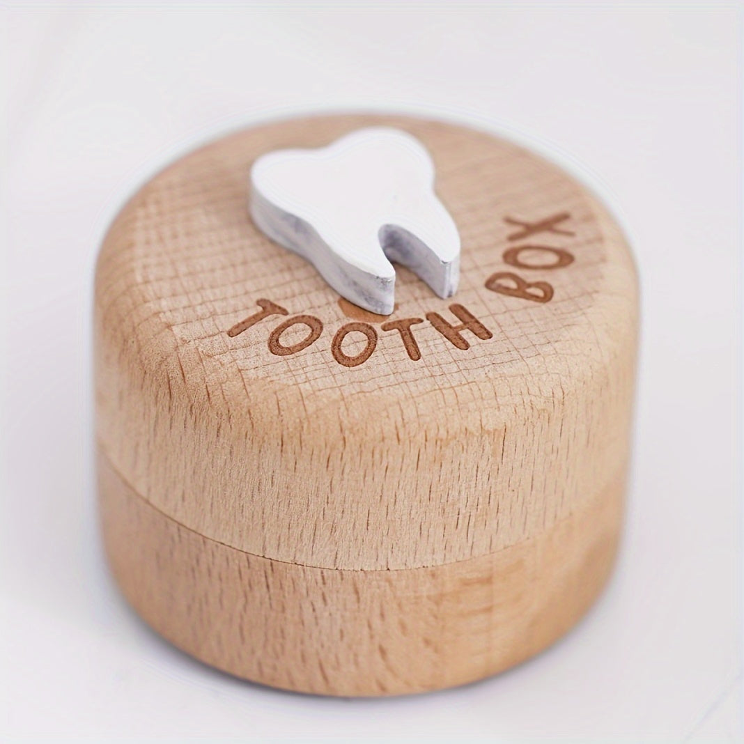 Tooth Fairy Box for Children - Wooden Tooth Box as a Keepsake and Souvenir