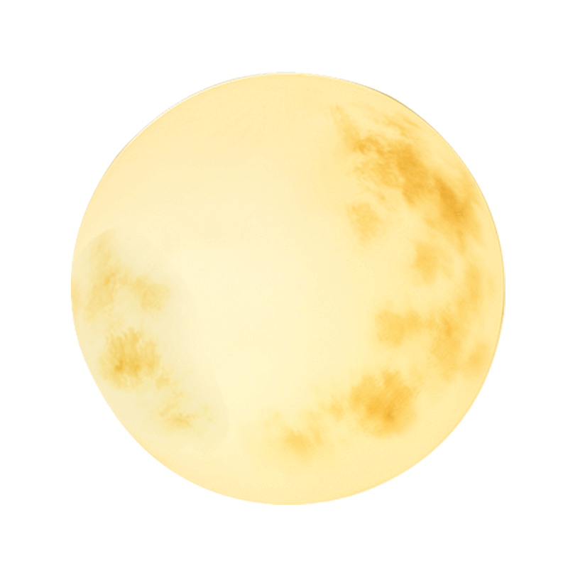 Moon-Shaped Garden Lamp - Atmospheric