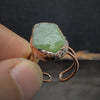 Natural Raw Stone Birth Ring – Selina