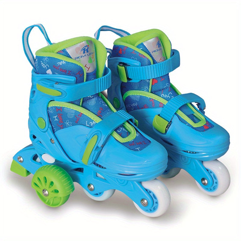 LightBlitz Adjustable Roller Skates - For Children with Style and Speed