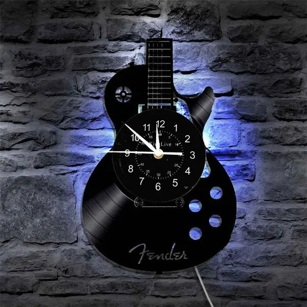 Guitar Hero Wall Clock - Musical and Creative