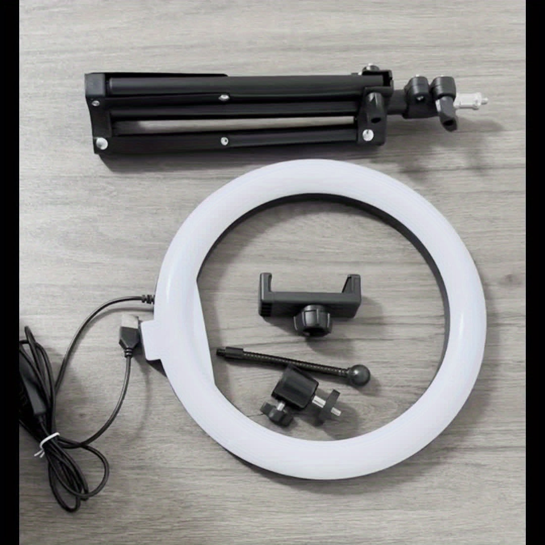 10-inch Beauty Ring Light with 55 cm Tripod – Perfect for Photography, Videography, and Makeup