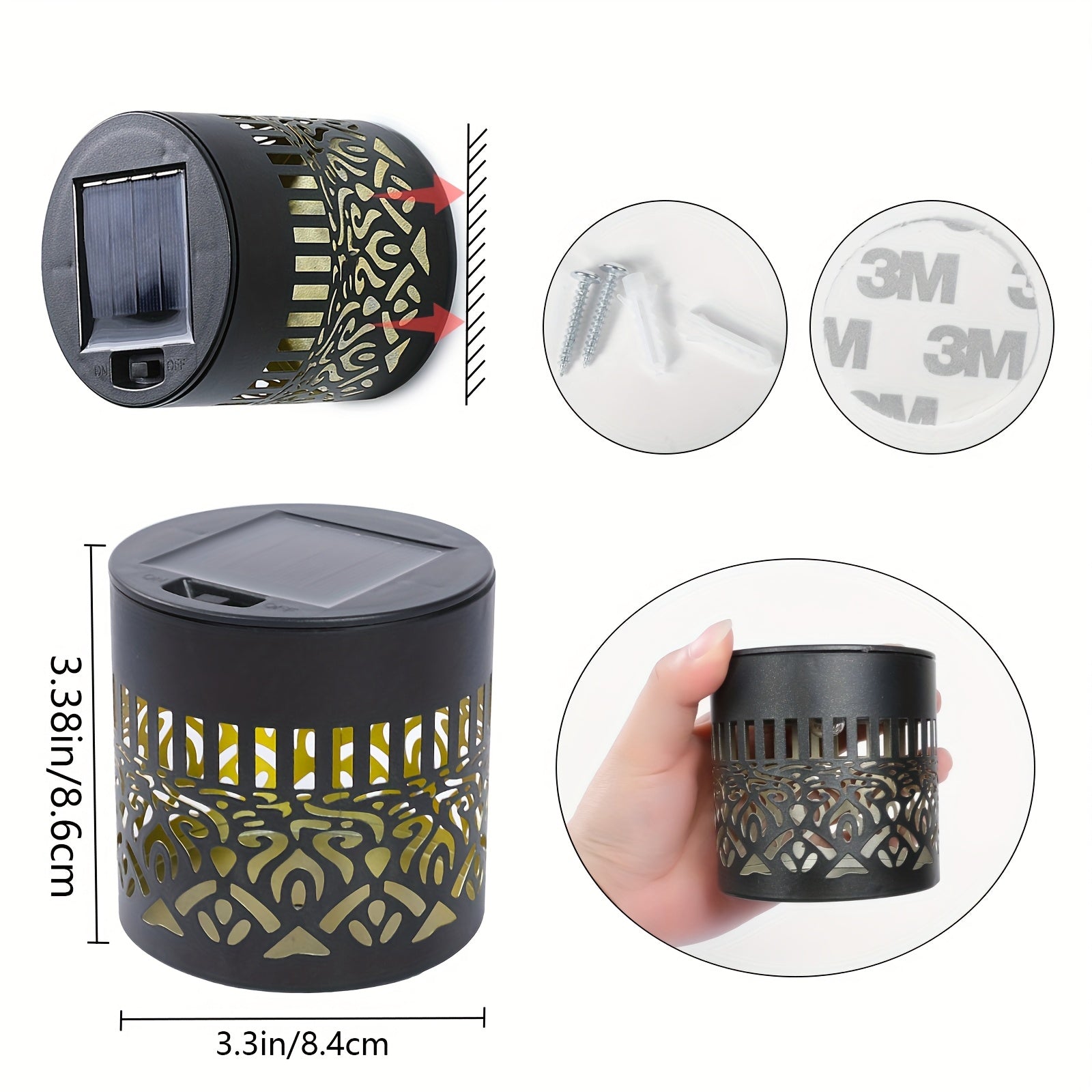 SolarGlow Duo Outdoor Wall Lighting – Elegant and Weatherproof