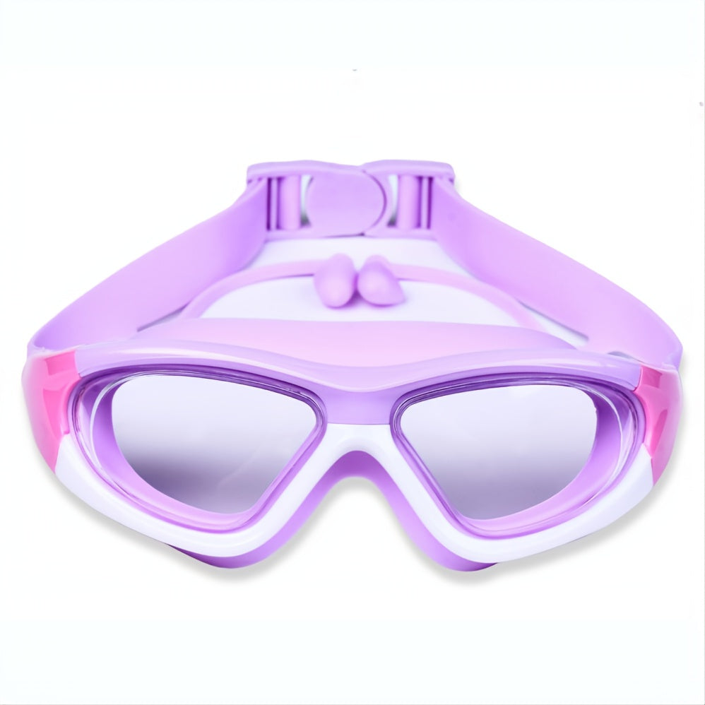 Kids' Swimming Goggles with Large Frame – Comfortable & Anti-Fog for Swimming Fun
