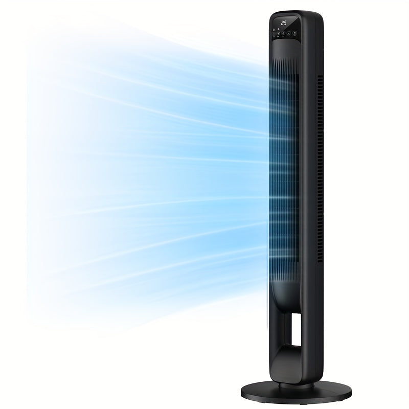 Bladeless Tower Fan – Quiet and Adjustable