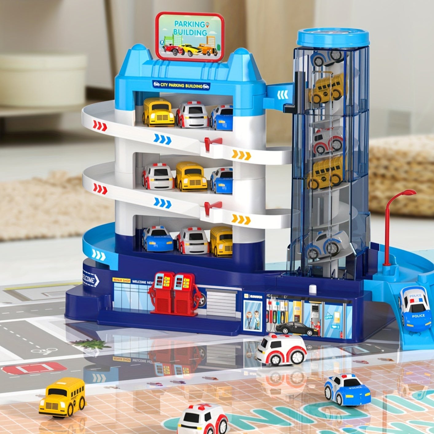 DIY Car Parking Garage - For Endless Playtime