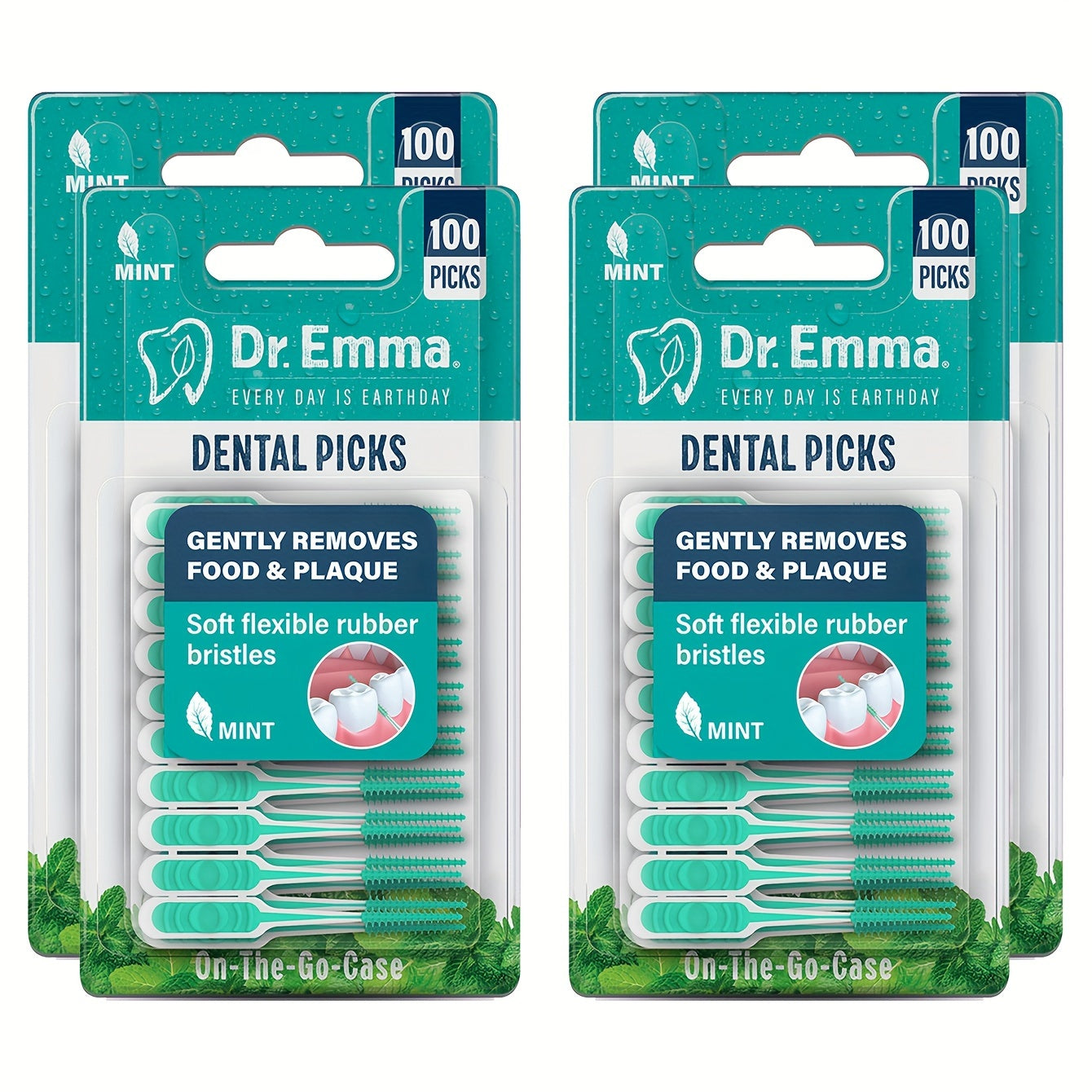 Soft Interdental Toothpicks – Mint Freshened and Ergonomically Designed