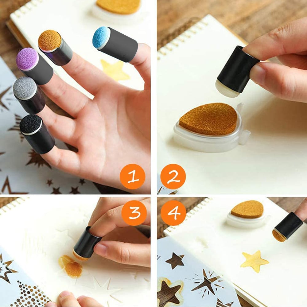 Finger Paint Kit - Creative DIY Set for Children - Perfect Gift for the Holidays