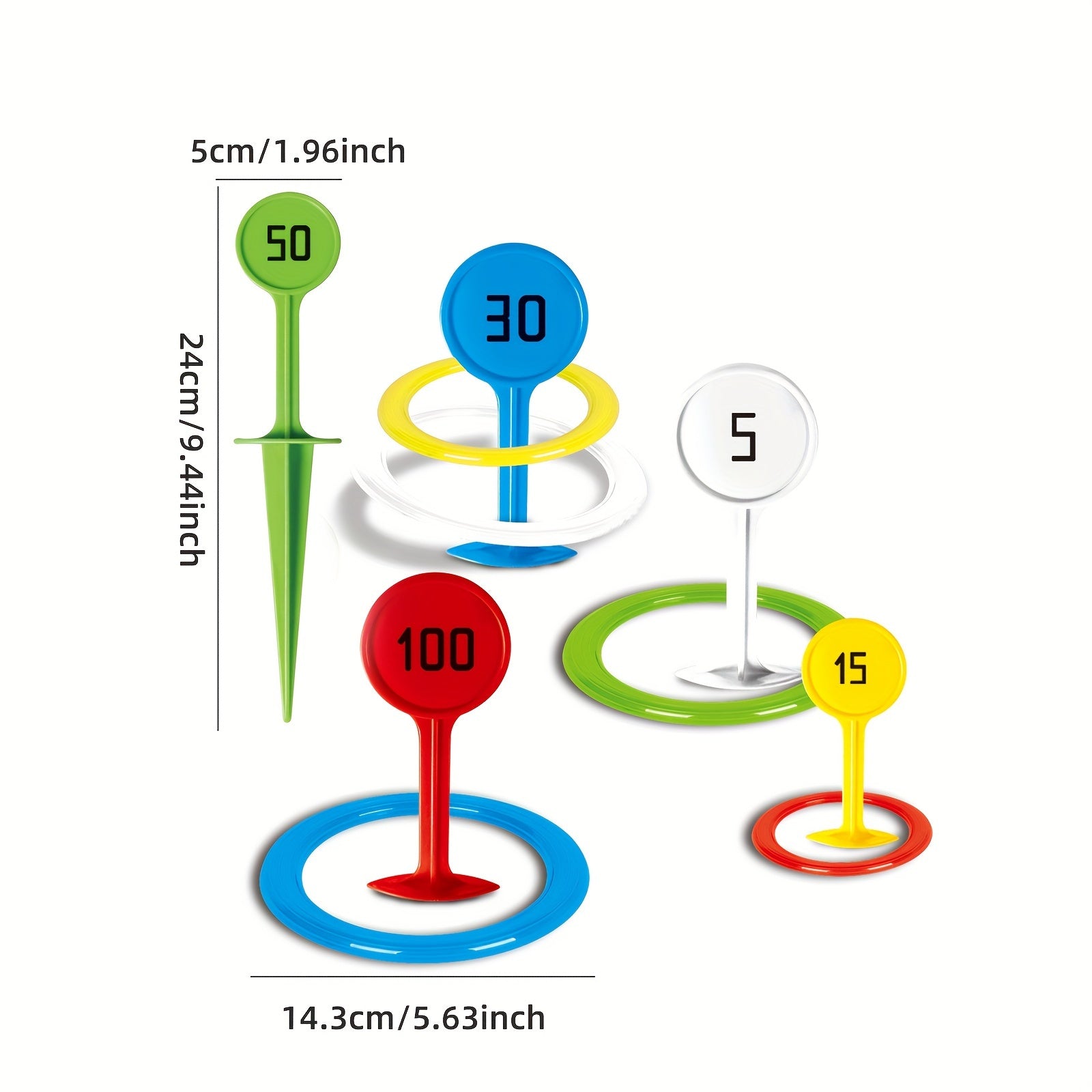 Colourful Ring Toss Set - For Enjoyable Outdoor Activities